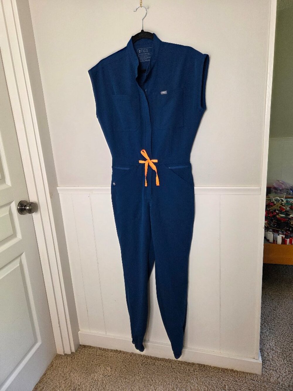 FIGS Blue Rafaela Cargo ScrubJumpsuit™